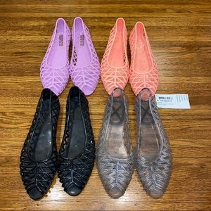 SOLD 🚨 Set of 4 Pairs of American Apparel Jellies